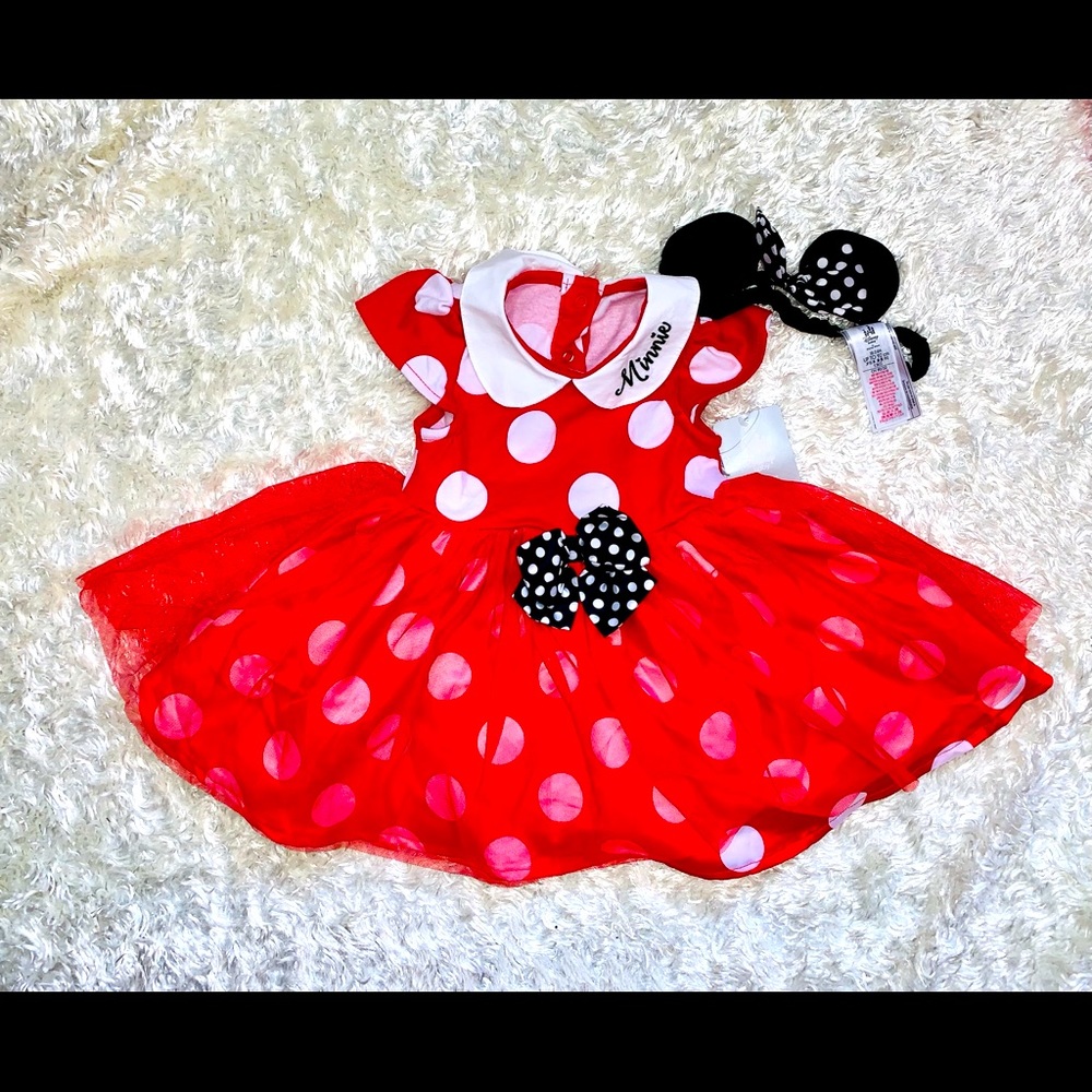 NET Disney Minnie Mouse Onesie & Green Dress